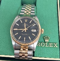  Rolex date just black face 1973.